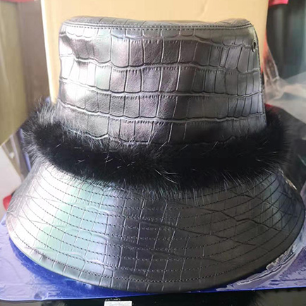 Crocodile pattern leather bucket for New York fashion label(DB)20210106