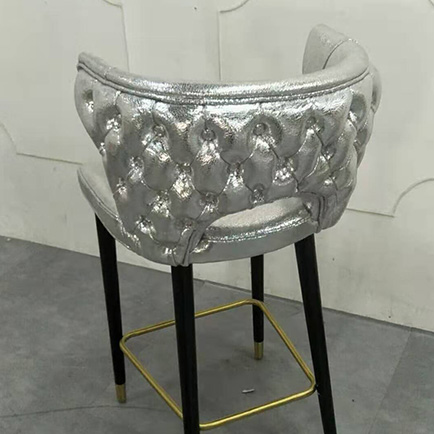 Dubai furniture chairs upholstery by our Silver cracked cow leather