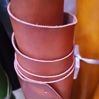 High veg tanned leather different thickness