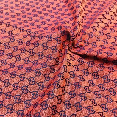 Designer Brand GG Jacquard Fabric for Bags/Covers/Shoes/Garments 0.6mm Thickness